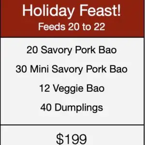 Holiday Feast Menu