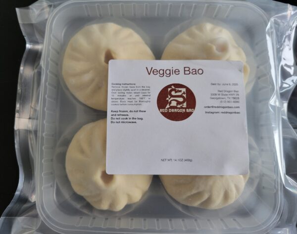 Veggie Bao (frozen pack of 4)